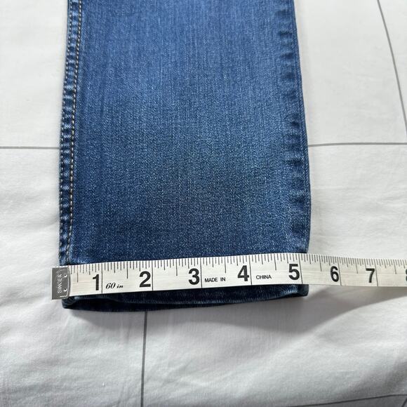 Happy x Nature Jeans Womens 32 Blue Ultra High Rise Skinny Medium Wash Casual - Picture 12 of 12